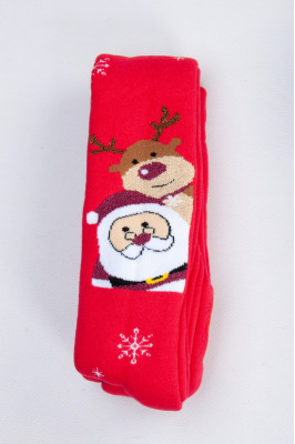 Колготи дитячі махрові новорічні  